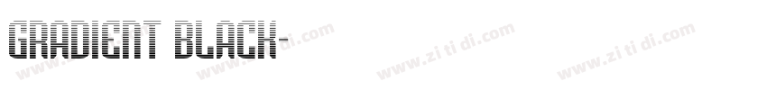 gradient black字体转换